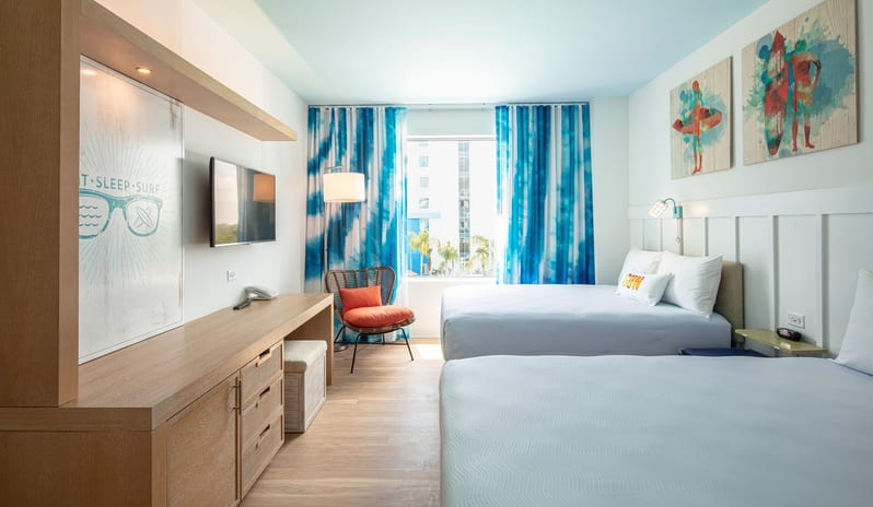 Universal’s Endless Summer Resort  Surfside Inn and Suites - Standard Room Two Queen Beds